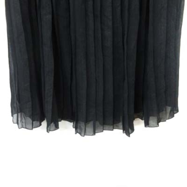 DES PRES(デプレ)のデプレ プリーツスカート ミモレ ロング 1 黒 ブラック /YI レディースのスカート(ロングスカート)の商品写真