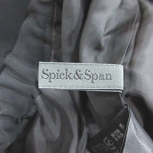 Spick & Span(スピックアンドスパン)のスピック&スパン タイトスカート ひざ丈 切替 38 黒 ブラック レディースのスカート(ひざ丈スカート)の商品写真