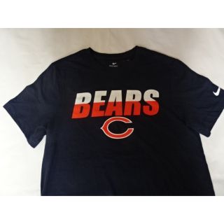 ナイキ(NIKE)のUSA購入 ナイキ NFLアメフト シカゴ ベアーズ ロゴTシャツUS Sサイズ(アメリカンフットボール)