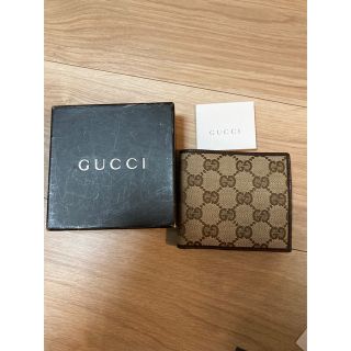 グッチ(Gucci)の新品未使用 グッチ　GUCCI 財布　二つ折り　折り財布 GGキャンバス(折り財布)