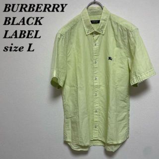 バーバリーブラックレーベル(BURBERRY BLACK LABEL)の【BURBERRY BLACK LABEL】バーバリー 半袖シャツ Lサイズ(シャツ)