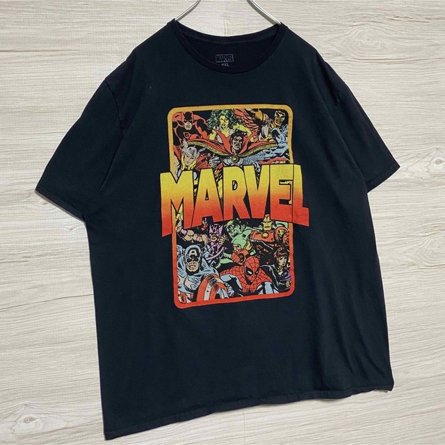 MARVEL(マーベル)の【入手困難】marvel マーベル　Tシャツ　2XLサイズ　海外　一点物 メンズのトップス(Tシャツ/カットソー(半袖/袖なし))の商品写真