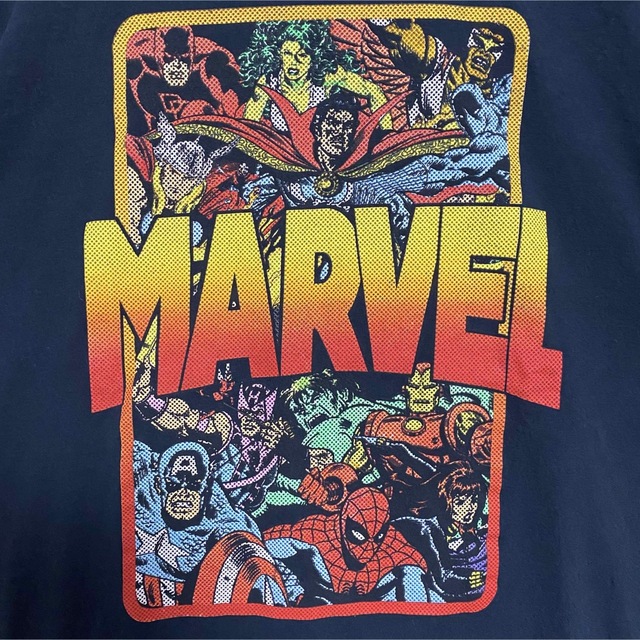 MARVEL(マーベル)の【入手困難】marvel マーベル　Tシャツ　2XLサイズ　海外　一点物 メンズのトップス(Tシャツ/カットソー(半袖/袖なし))の商品写真