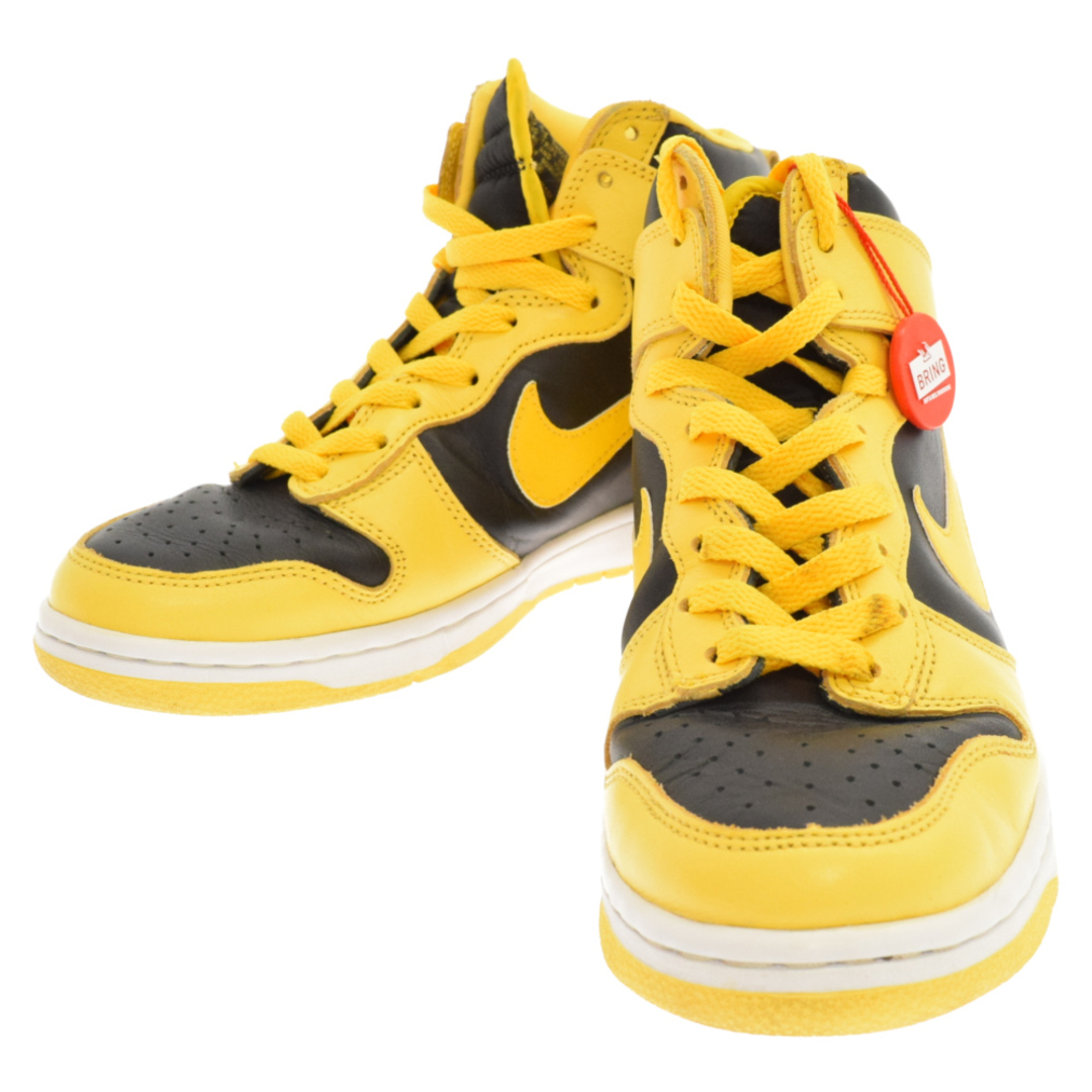 NIKE ナイキ 99年製 DUNK HI LE 630335-071 ダンクハイ ハイカットスニーカー IOWAカラー アイオワ ブラック イエロー US8/26.0cm