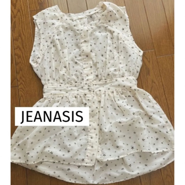 heather(ヘザー)のJEANASIS レディース ノースリーブ ブラウス トップス レディースのトップス(シャツ/ブラウス(半袖/袖なし))の商品写真