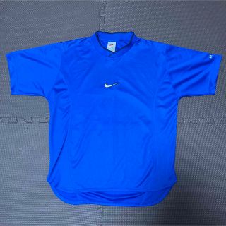 ナイキ(NIKE)のUK製　NIKE スポーツウェア　ブルー　半袖(ウェア)