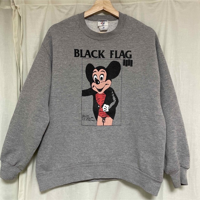 激レア　90's BLACK FLAG 発禁　スウェット　野村訓市