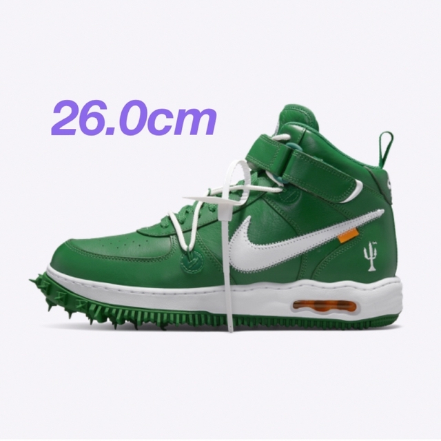 NIKE(ナイキ)の（新品）NIKE×Off-White エアフォース 1 Mid メンズの靴/シューズ(スニーカー)の商品写真