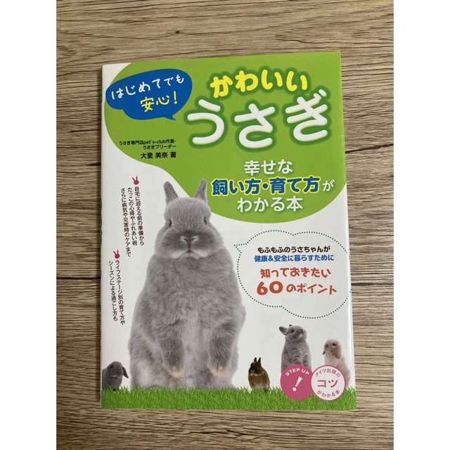 はじめてでも安心！ かわいいうさぎ 幸せな飼い方・育て方がわかる本 エンタメ/ホビーの本(趣味/スポーツ/実用)の商品写真