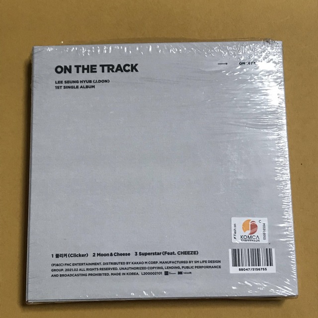 LEE SEUNG ON THE TRACK※新品未開封
