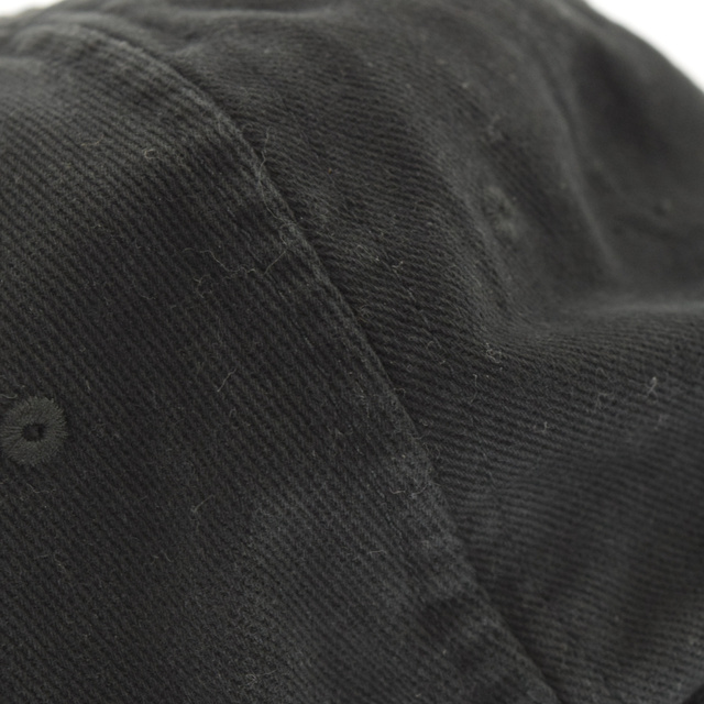 BALENCIAGA バレンシアガ 23SS HEAVY PIERCING CAP ヘビーピアスキャップ ヴィンテージ加工 ベースボールキャップ 帽子 ブラック 5