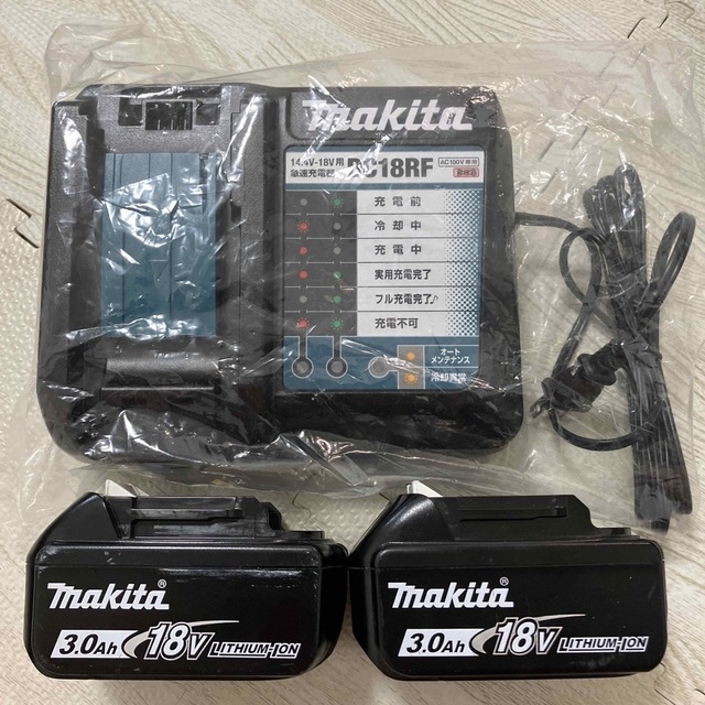 Makita マキタ 急速充電器 バッテリー 18V 3.0Ah 2個 当季大流行