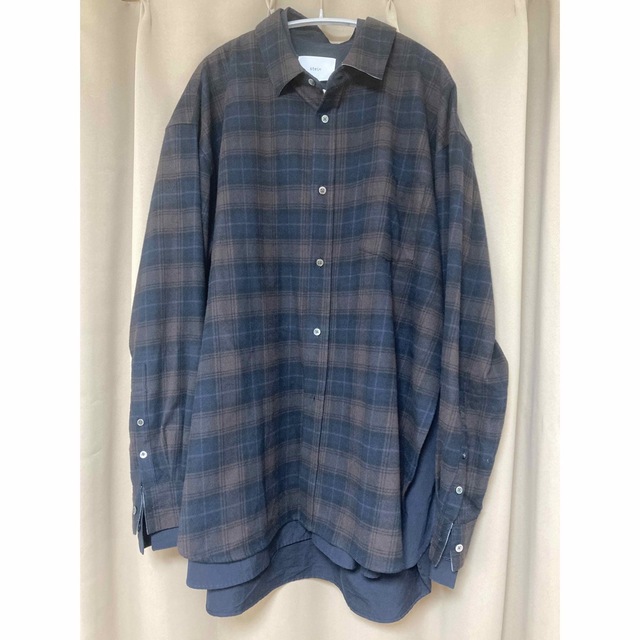 stein Oversized Layered Flannel Shirt 22 売れ筋介護用品も! 25970