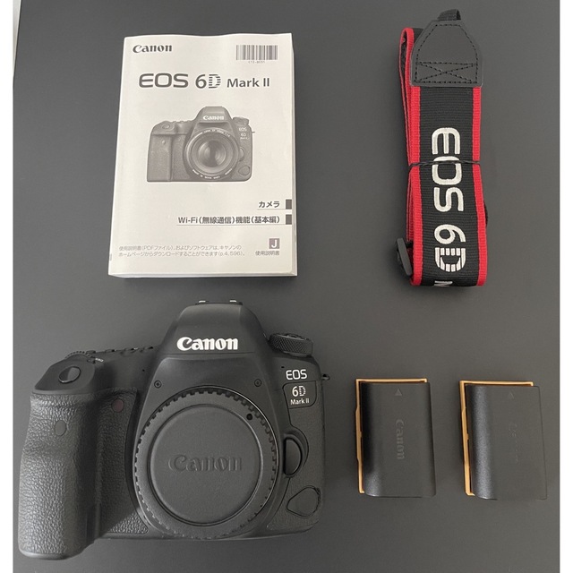 Canon(キヤノン)の【今だけ値下げ】canon eos 6d mark ⅱ ボディ  スマホ/家電/カメラのカメラ(デジタル一眼)の商品写真