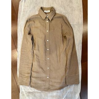 マディソンブルー(MADISONBLUE)のマディソンブルー　MADAME SHIRT リネンシルク マダム　長袖シャツ(シャツ/ブラウス(長袖/七分))