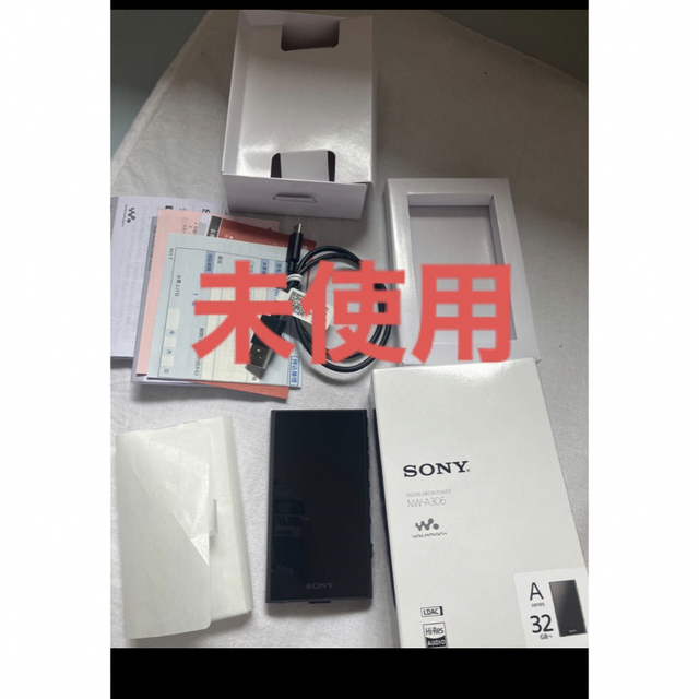 ソニー32GB A300シリーズブラックNW-A306 ウォークマンAシリーズ 2022
