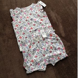 ベビーギャップ(babyGAP)の【新品】セットアップ　ロンパース(ロンパース)