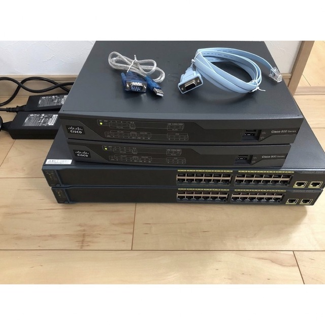 【CCNA、CCNP】4台セットCisco892J、Catalyst2960