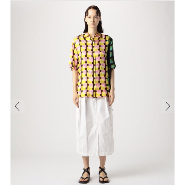 DRIES VAN NOTEN(ドリスヴァンノッテン)のドリスヴァンノッテン　カーゴ　スカー34 白 レディースのスカート(ロングスカート)の商品写真