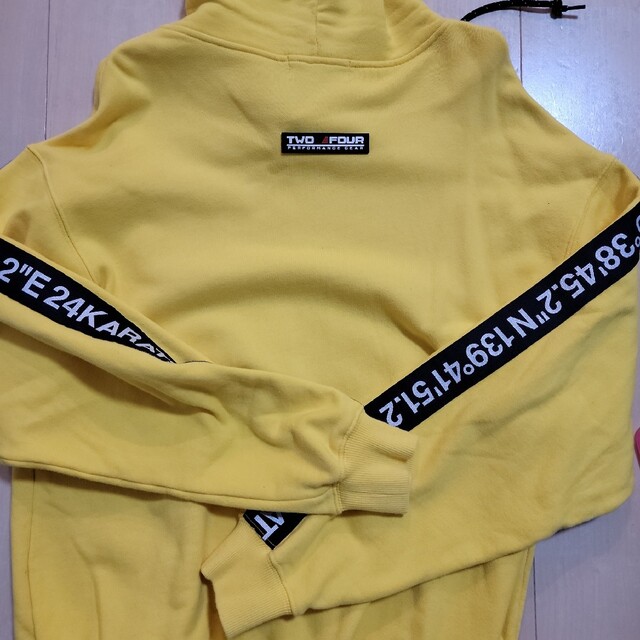 24KARATS フード付きパーカー イエロー Sサイズ ユニセックス 美品
