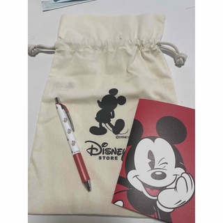 ディズニー(Disney)の値下げしましたꕤ︎︎ディズニー巾着と筆記用具セット(キャラクターグッズ)