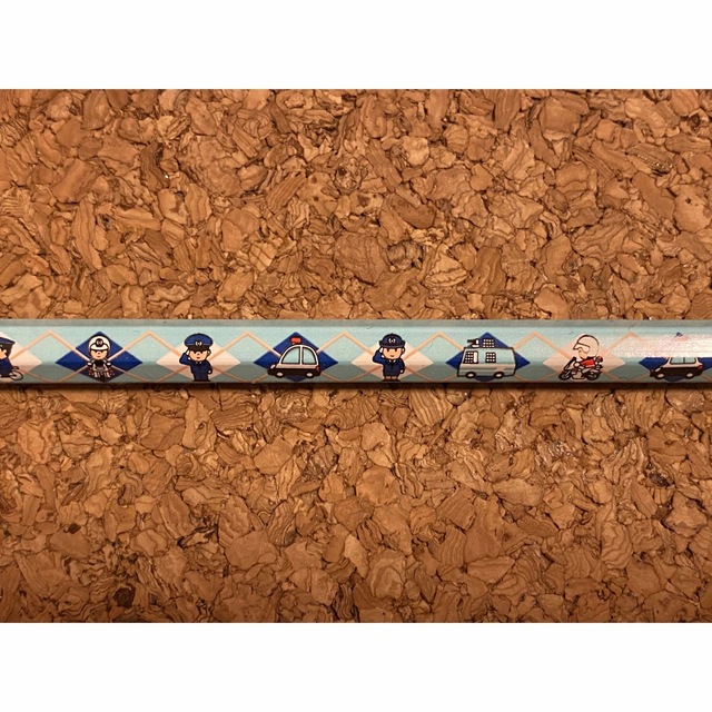 三菱鉛筆(ミツビシエンピツ)のポリス柄２Ｂ鉛筆1ダース エンタメ/ホビーのアート用品(鉛筆)の商品写真