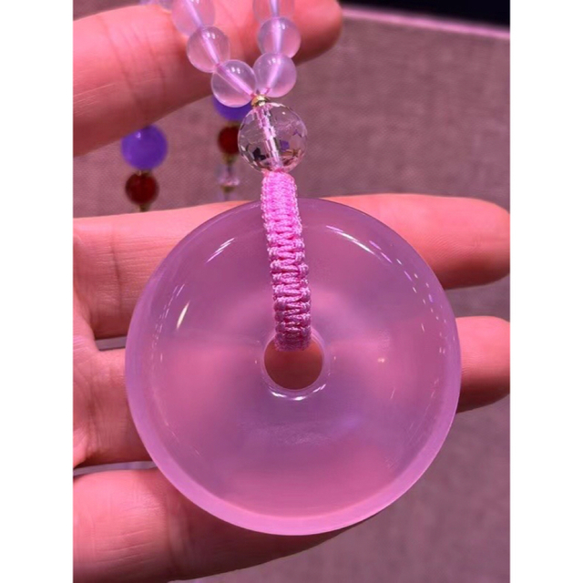 ⭐︎【天然】スター ローズクォーツ ネックレス 45g お気に入りの