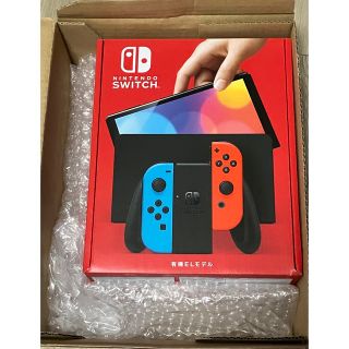 ニンテンドースイッチ(Nintendo Switch)の【新品未開封】Nintendo Switch(有機ELモデル)本体(家庭用ゲーム機本体)