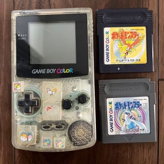 ゲームボーイ(ゲームボーイ)のGAME BOY COLOR ポケットモンスター金銀セット(携帯用ゲームソフト)