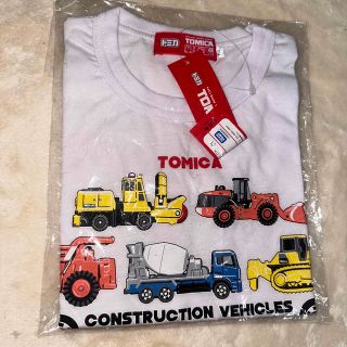 トミカ半袖白Tシャツ　110新品(Tシャツ/カットソー)