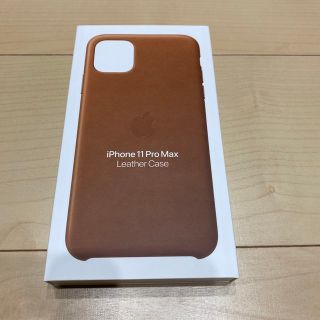 アップル(Apple)のApple iPhone 11 PRO MAX LEATHERケース(iPhoneケース)