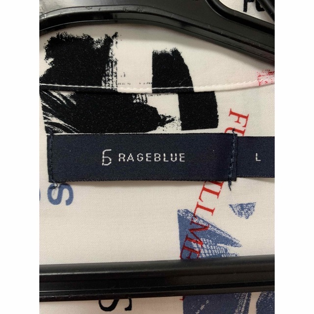 RAGEBLUE(レイジブルー)のRAGEBLUE シャツ　メンズ　L メンズのトップス(シャツ)の商品写真