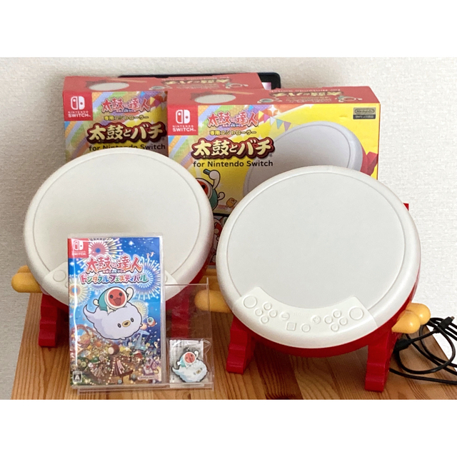 太鼓の達人 ドンダフルフェスティバル Switch タタコン×2セット