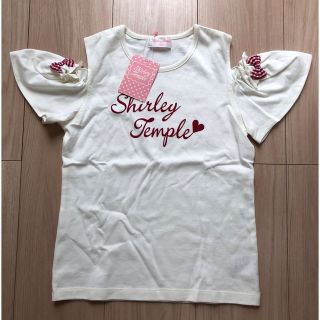 シャーリーテンプル(Shirley Temple)のシャーリーテンプルロゴオフショルTシャツ130 新品(Tシャツ/カットソー)