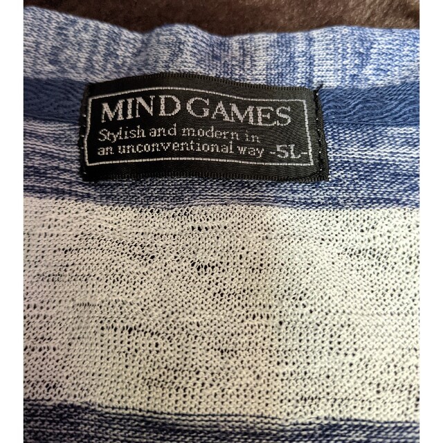 MIND   GAMES 半袖カーディガン5L メンズのトップス(カーディガン)の商品写真