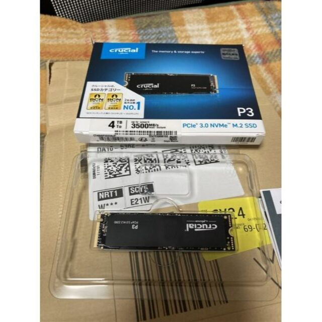 4000GB規格サイズP30 CT4000P3SSD8JP　4000GB M.2 SSD