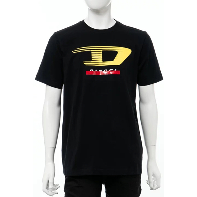 DIESEL Tシャツ XL T-JUST-Y4 MAGLIETTA ブラック