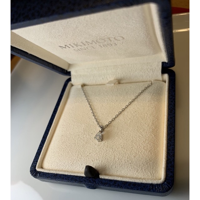 MIKIMOTO(ミキモト)のMIKIMOTO ペアシェイプダイヤモンドネックレス レディースのアクセサリー(ネックレス)の商品写真