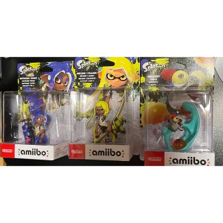 ニンテンドースイッチ(Nintendo Switch)のamiibo インクリング【イエロー】／オクトリング【ブルー】／コジャケ](その他)