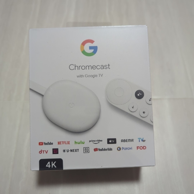 新品未使用 Chromecast with Google TV 4K