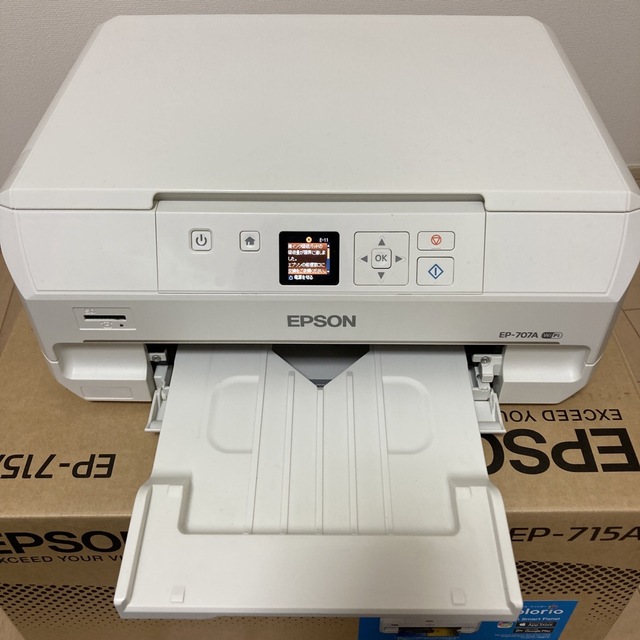 EPSON - エプソンプリンター EP-707A【エラーあり】+インクの+