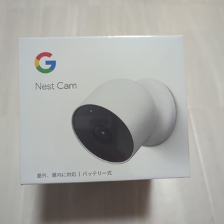 グーグル(Google)の新品未使用 Google Nest Cam(屋内、屋外対応 / バッテリー式)(防犯カメラ)