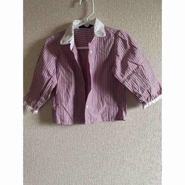 Ralph Lauren(ラルフローレン)のラルフローレン　ストライプシャツ　90cm キッズ/ベビー/マタニティのキッズ服女の子用(90cm~)(ブラウス)の商品写真