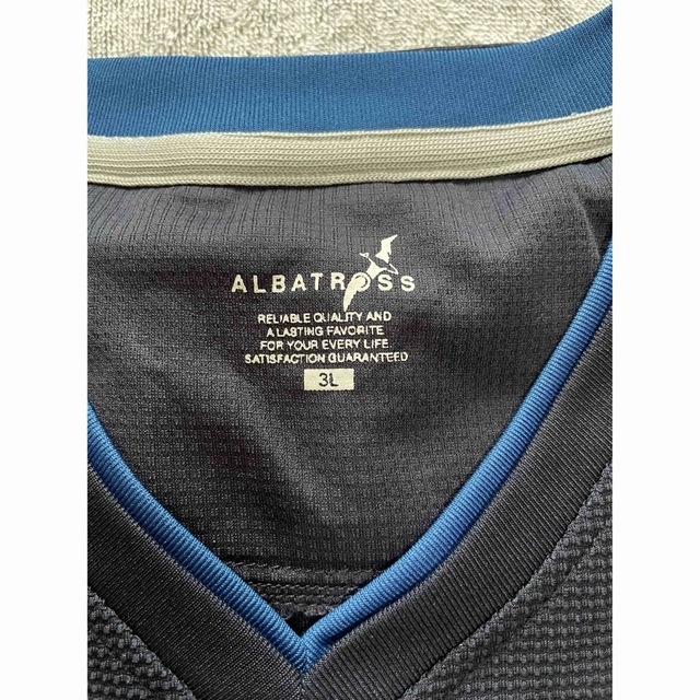 ALBATROS(アルバトロス)のALBATROSS(アルバトロス) メンズ Vネック 半袖シャツ 3L メンズのトップス(Tシャツ/カットソー(半袖/袖なし))の商品写真