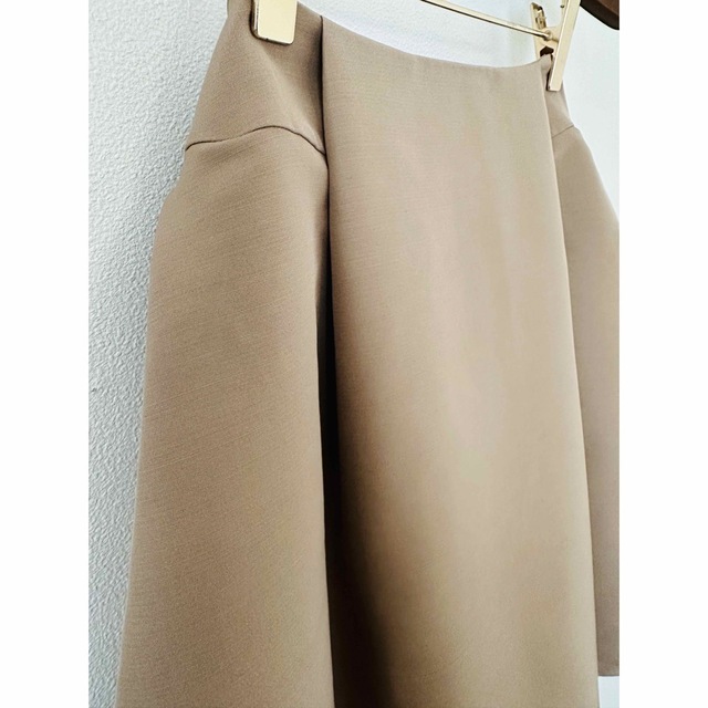FOXEY(フォクシー)の最高品質 foxy ヘーゼル ベージュ ブラウン フレアスカート レディースのスカート(ひざ丈スカート)の商品写真