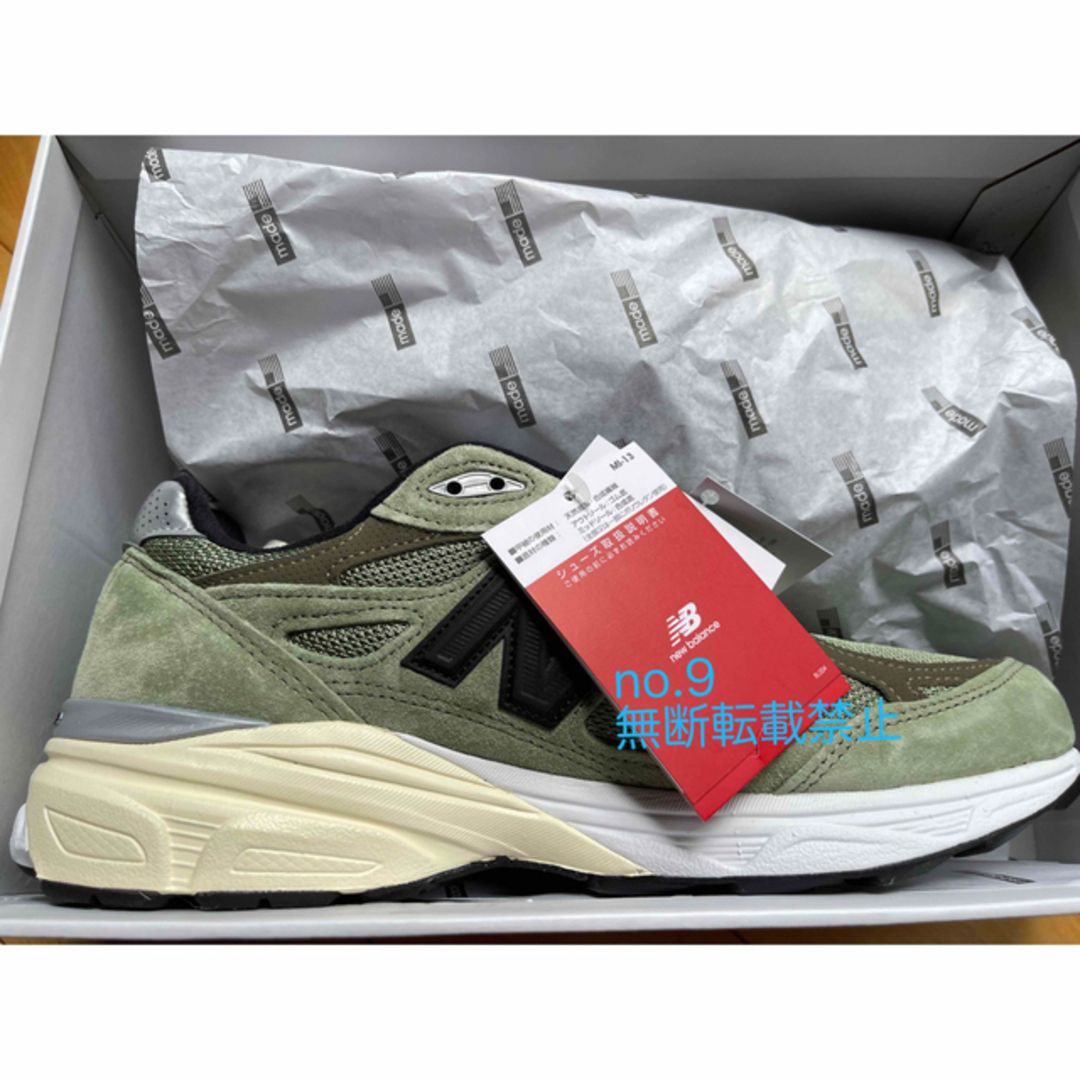 New Balance(ニューバランス)のJJJJound New Balance 990v3 “Olive” 27.5 メンズの靴/シューズ(スニーカー)の商品写真