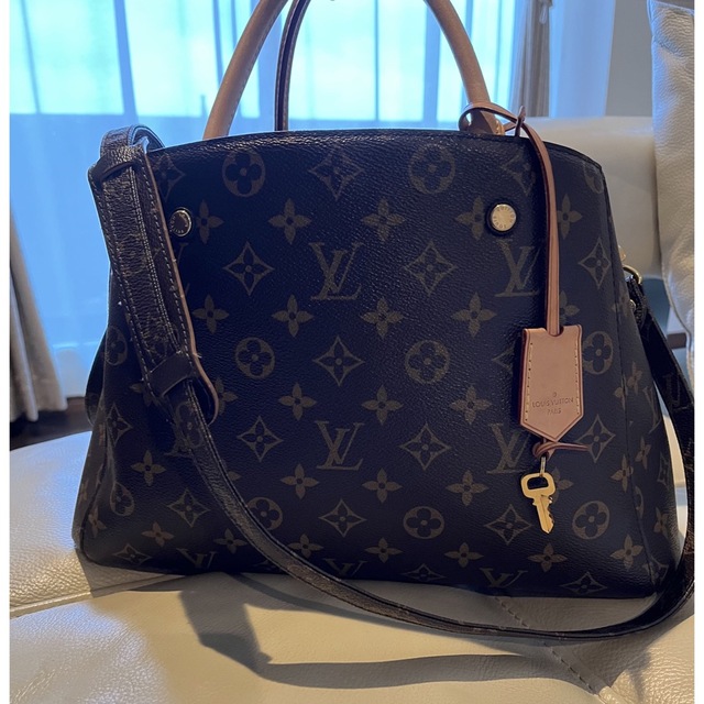 LOUIS VUITTON モンテーニュMM ハンドバッグ ショルダーバック 【35