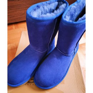 UGGブーツ 24cm　新品未使用　ブルー(ブーツ)