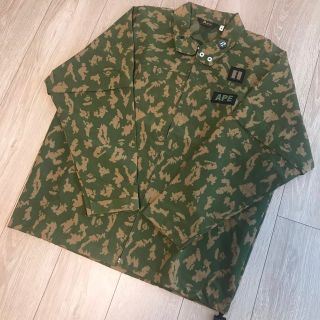 ABATHINGAPE BAPE ベイプ ブラック カモ ナイロンジャケット