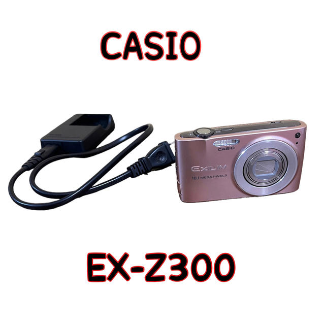 CASIO(カシオ)のCASIO　EXILIM　EX-Z300　ピンク　デジタルカメラ スマホ/家電/カメラのカメラ(コンパクトデジタルカメラ)の商品写真